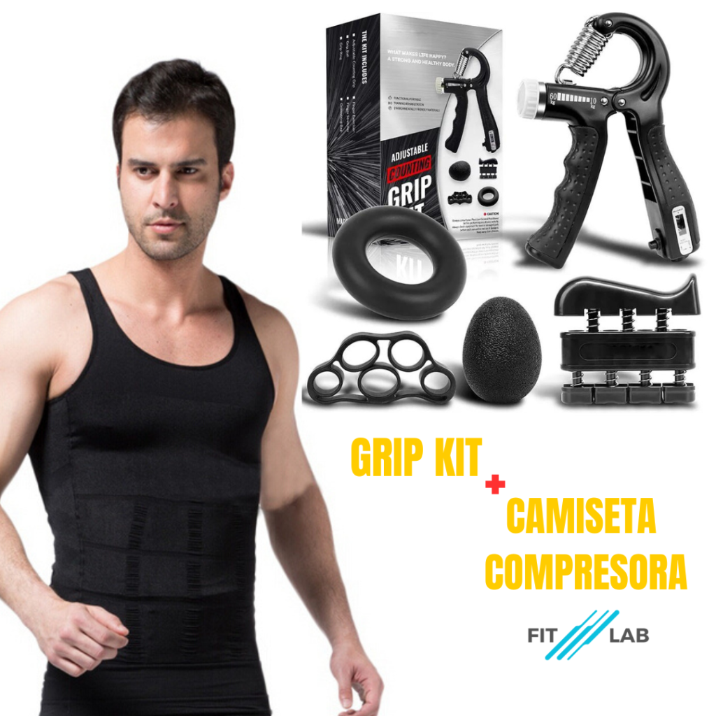 Hand Grip Kit + Camiseta Compresiva FITLAB